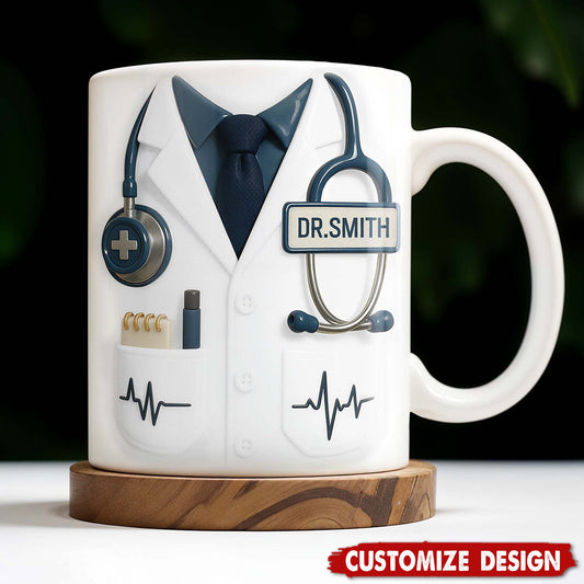 Personalized Doctor’s Coat Mug - The Perfect Medical Gift