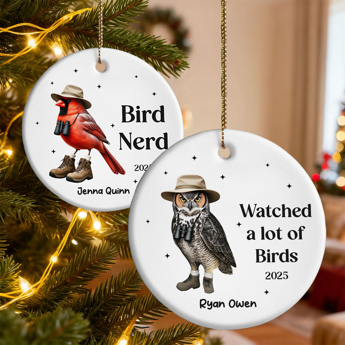 Custom Bird Watching Gift for Best Friends with personalized design details for meaningful gifting image 8
