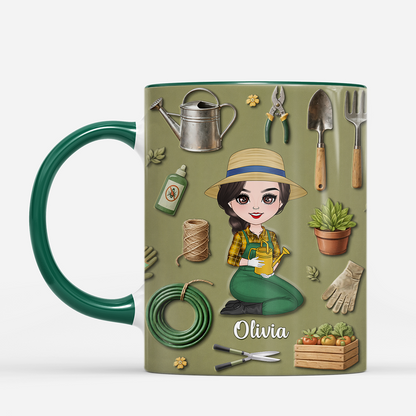 Personalised “Best Gardener Ever” Mug - Custom Gift for Her, Mom, or Grandma