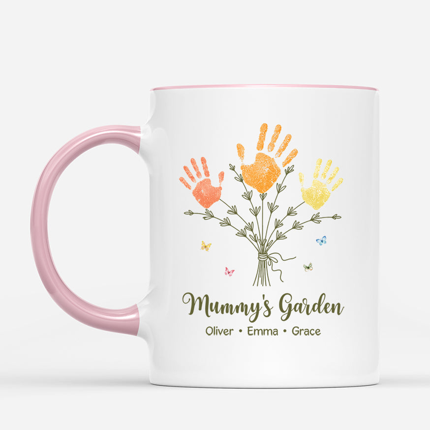 Personalised “Granny’s Garden” Mug - Custom Gift from Grandkids for Grandma