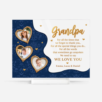 Personalized Custom Photo Acrylic Plaque - Mother’s Day Gift for Mom & Grandma