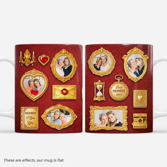 Personalized Photos Retro Coffee Mugs - Custom Gifts For Mom/Dad