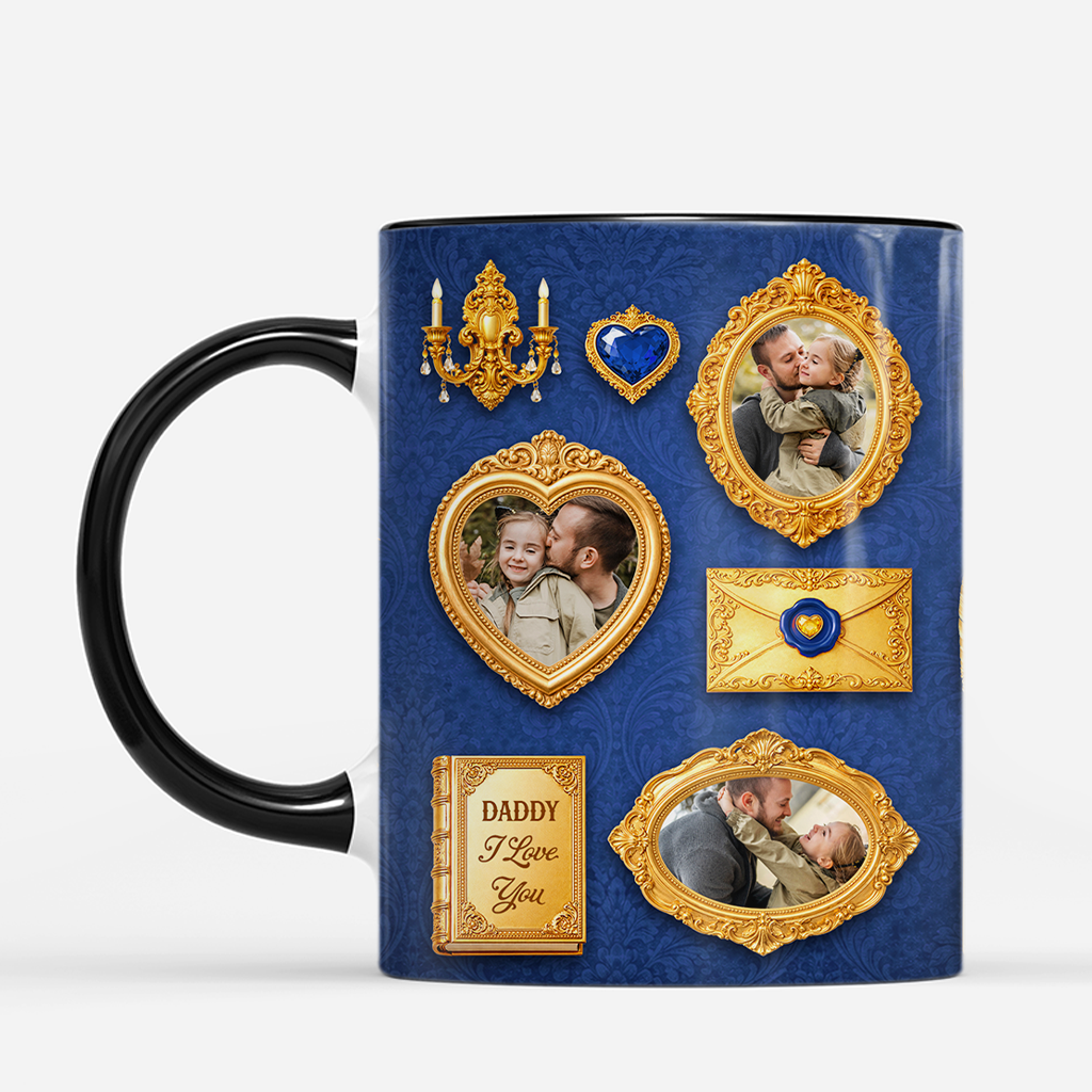Personalized Photos Retro Coffee Mugs - Custom Gifts For Mom/Dad