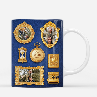 Personalized Photos Retro Coffee Mugs - Custom Gifts For Mom/Dad