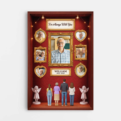 Personalised Custom Photo Canvas / Poster - Gift For Grandad/Granny