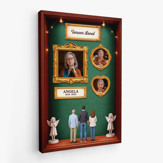 Personalised Custom Photo Canvas / Poster - Gift For Grandad/Granny