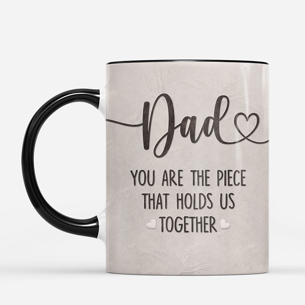 Personalized Mom Mug: You Are the Piece That Holds Us Together