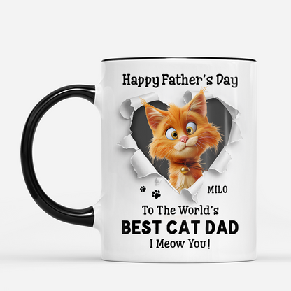 Personalized Cat Mom Mug: Happy Mother’s Day to the World’s Best Cat Mom
