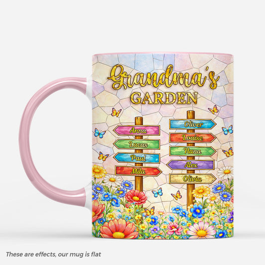 Personalized Grandma’s Garden Mug - A Custom Mother’s Day Gift for Grandma