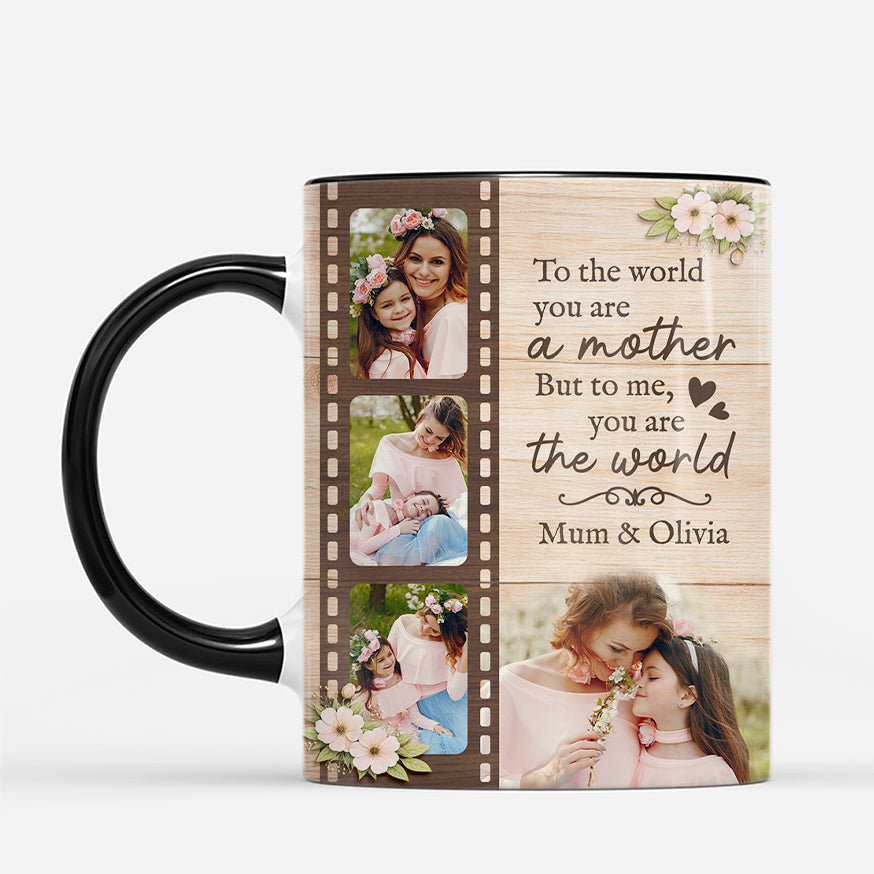 “To The World You Are a Mother” Mug - Personalised Gift for Mum & Grandma