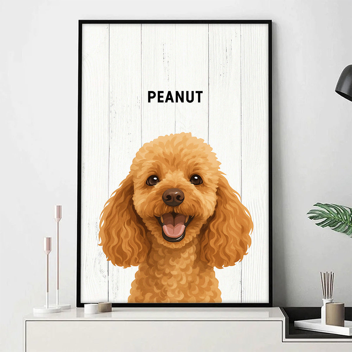 Personalized Customized Animated Art Style Of Your Fur Angel Canvas / Poster - Lovely Gift For Pet Lovers