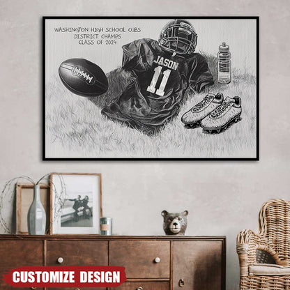 Canvas / Poster gift-ready design for Son/Grandson