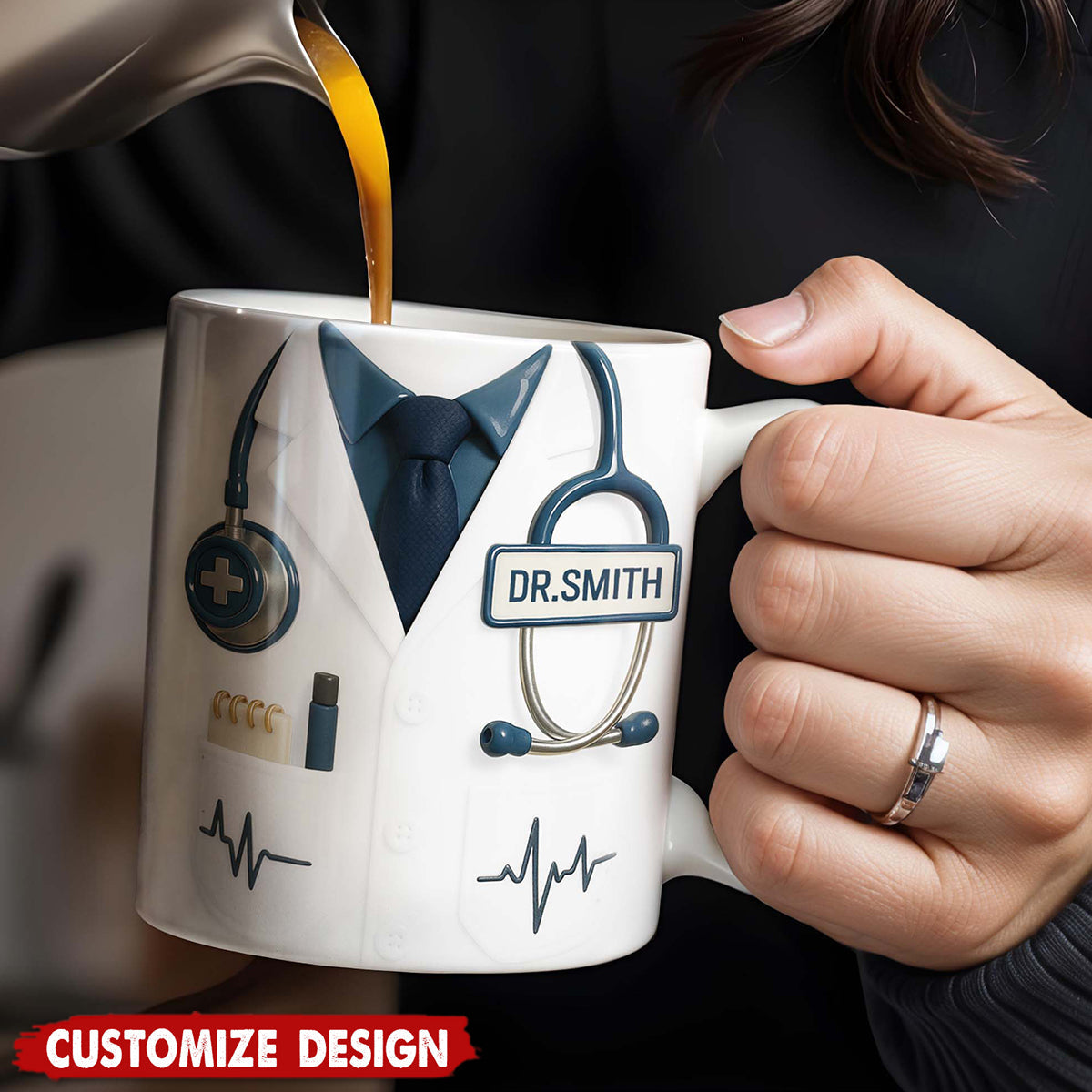 Personalized Doctor’s Coat Mug - The Perfect Medical Gift