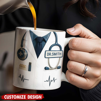 Personalized Doctor’s Coat Mug - The Perfect Medical Gift
