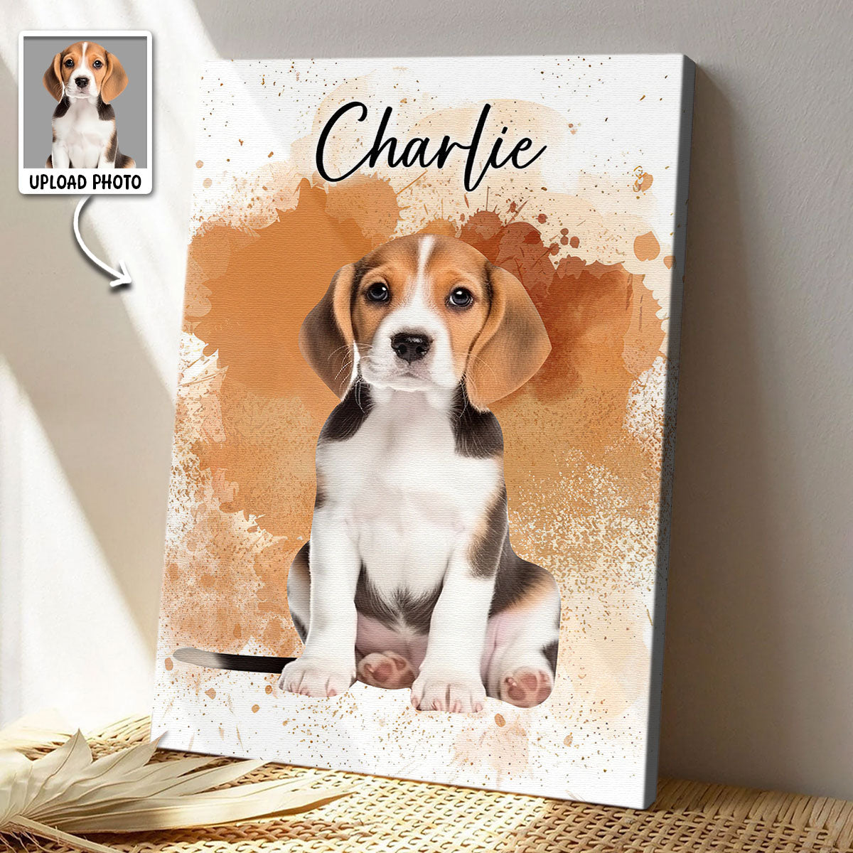 Personalized Customized Pet Photo Canvas / Poster - Custom Gift For Pet Lovers
