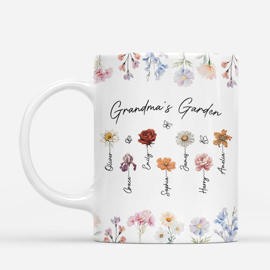 Personalized Granny’s Garden Mug - A Gift of Love for Grandma/Mom