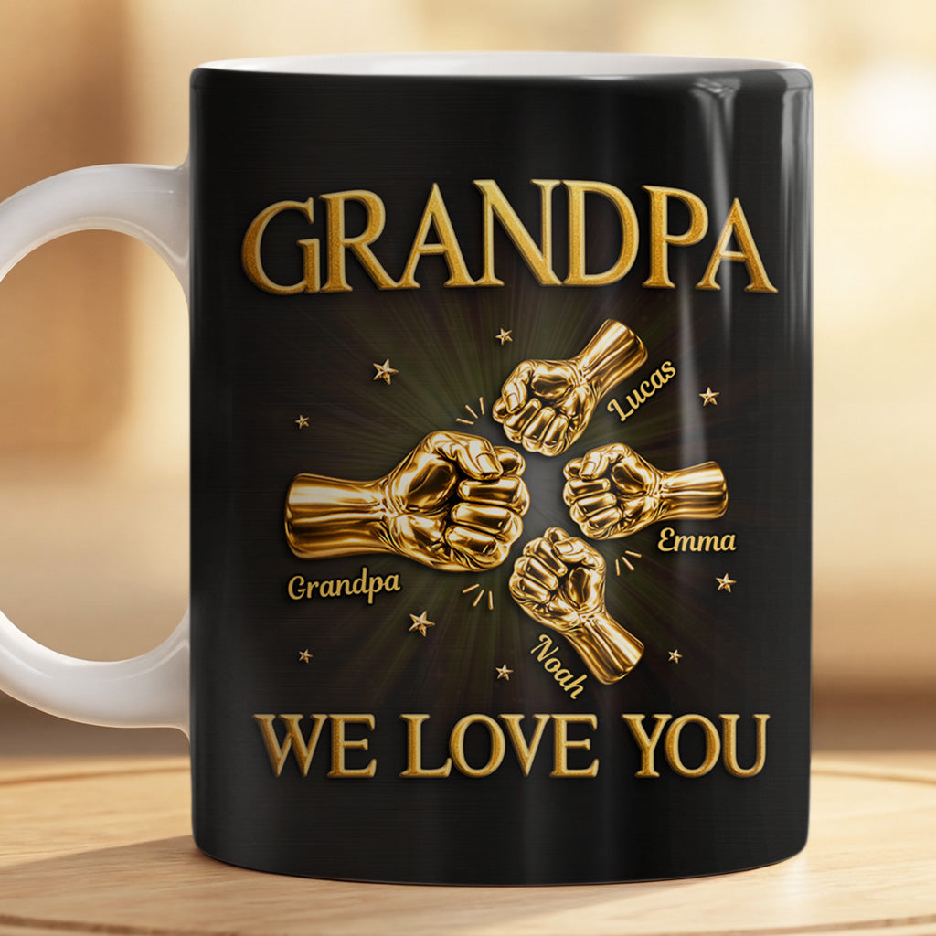 Daddy We Love You - Personalized Custom Coffee Mug