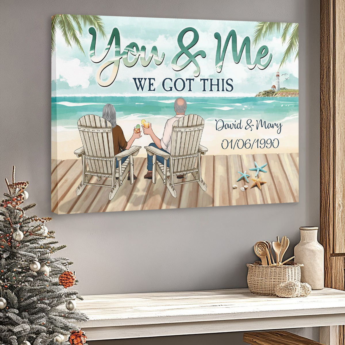 Personalized 'You & Me We Got This' Canvas for Couples - Sentimental Keepsake Gift
