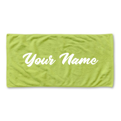 Personalized Custom Name Beach Towel - Perfect Summer Gift for Her