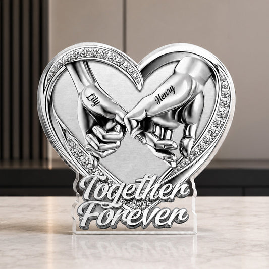 Personalized Couples Acrylic Plaque for Couples with personalized design details for meaningful gifting