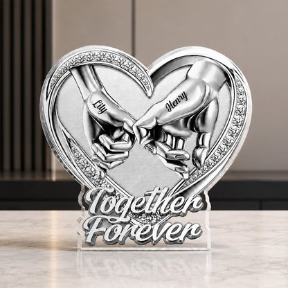Personalized Couples Acrylic Plaque for Couples with personalized design details for meaningful gifting