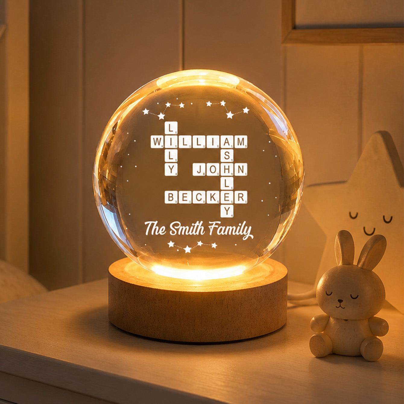Night Light gift-ready design for Family