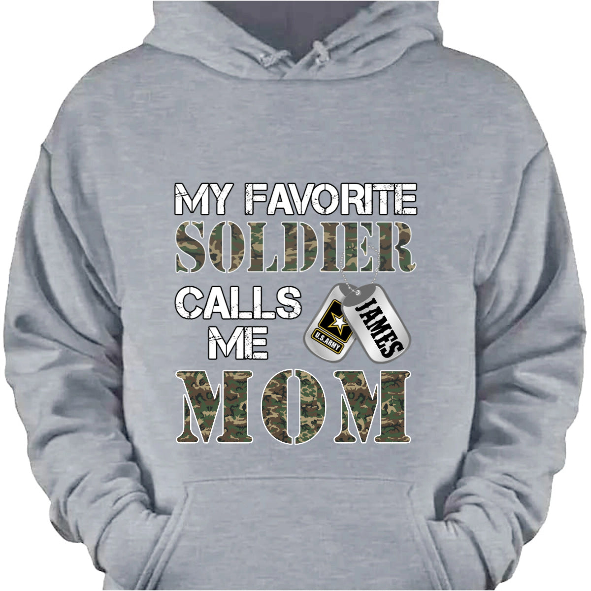 "My Favorite Soldier Calls Me…" - Custom Military Family Proud T-Shirt
