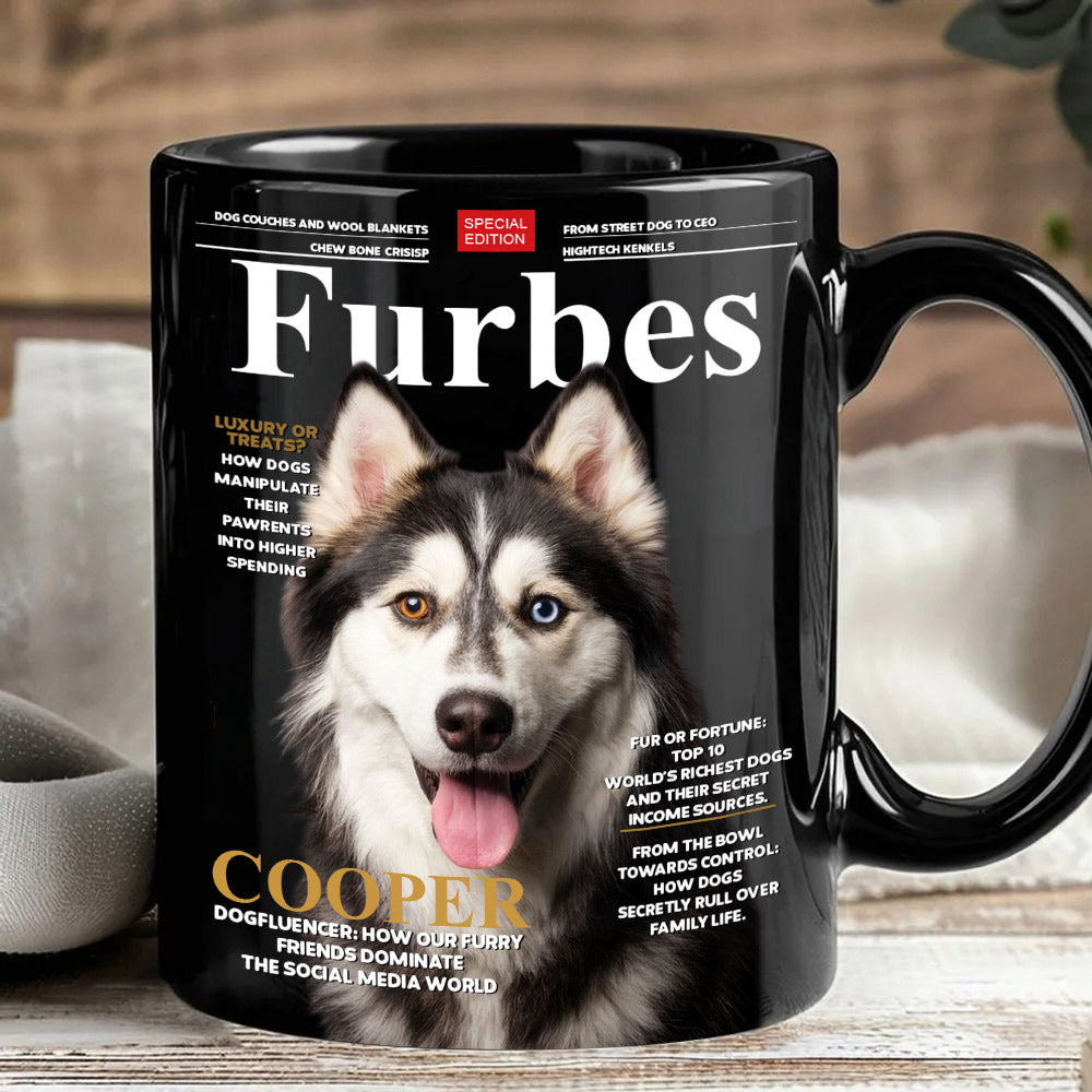 Furbes - Custom Photo Dog Mug - Gift For Dog Lover T1807 Li29