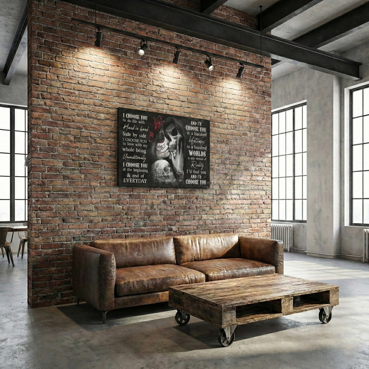 I Choose You: A Gothic Love Story Canvas