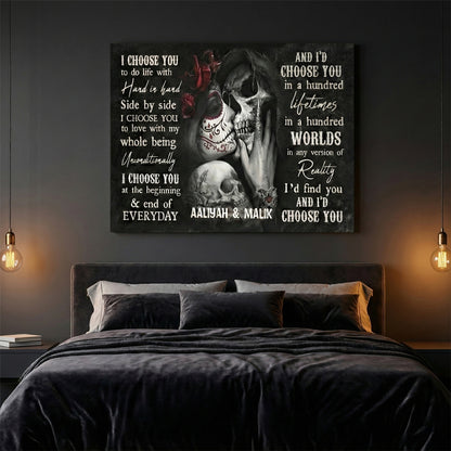 I Choose You: A Gothic Love Story Canvas