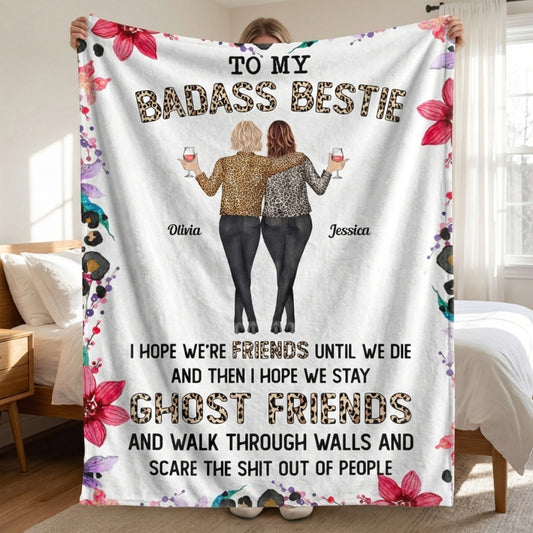Personalized Blanket - Friends Till The End - The Perfect Friendship Gift