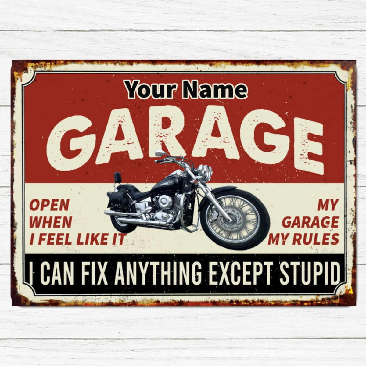 I Can Fix Anything - Personalized Custom Classic Metal Signs