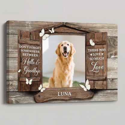 There Was Love So Much Love - Personalized Canvas / Poster | Gifts for Dog Lovers