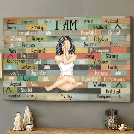 Empowerment Canvas / Poster- Celebrate Your Unique Identity (Multiple Skin Tones Available)