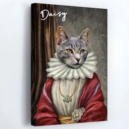 Personalized Custom Photo Funny Pet Portrait Poster / Canvas - Custom Gift For Pet Lovers