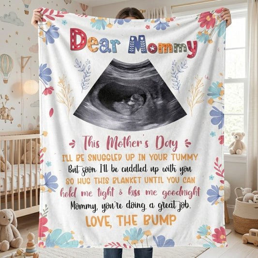 Mommy You're Doing A Great Job - Personalized New Mom Blanket