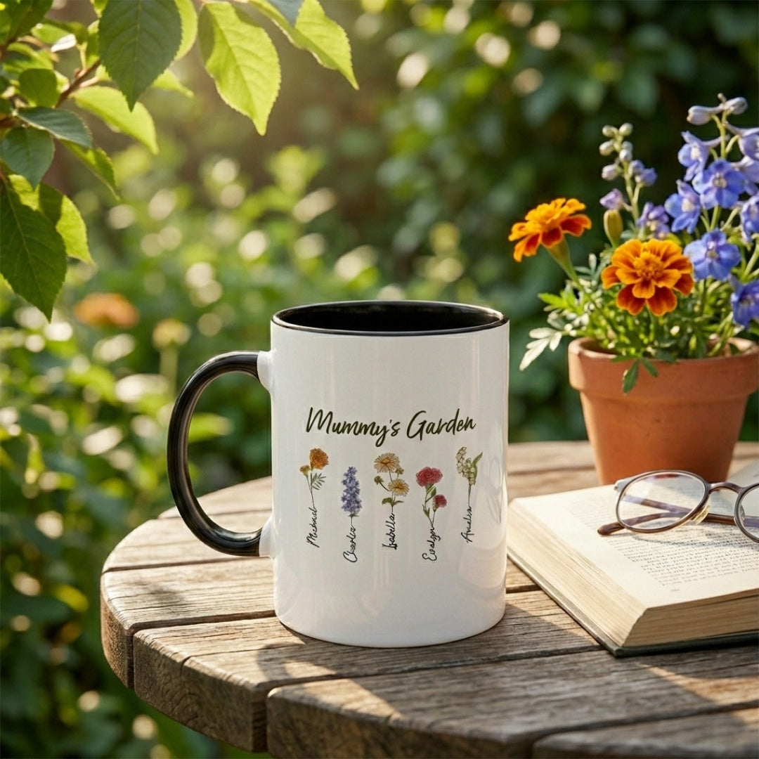 Grandma's Garden - Personalised Flower Mug