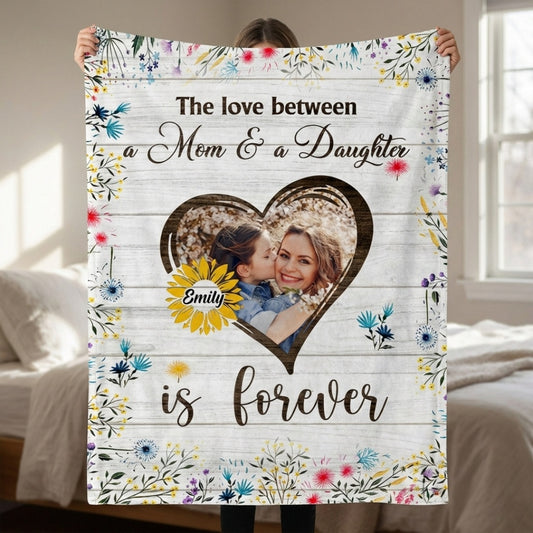 If We Had A Flower - Personalized Custom Photo Blanket