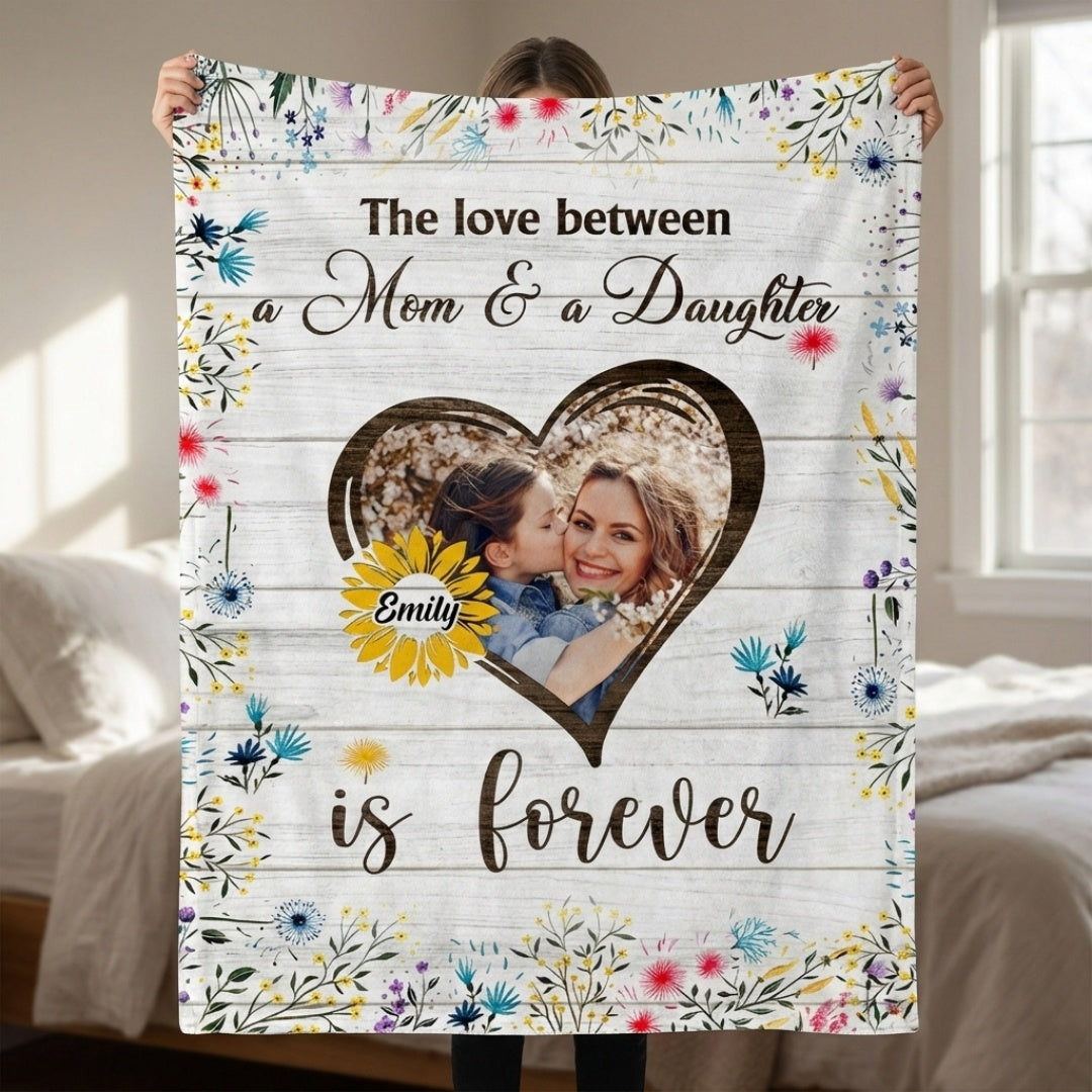 If We Had A Flower - Personalized Custom Photo Blanket