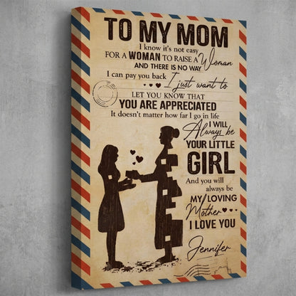 Personalized To My Beloved Mom & Dad Poster / Canvas - Custom Gift For Mom & Dad