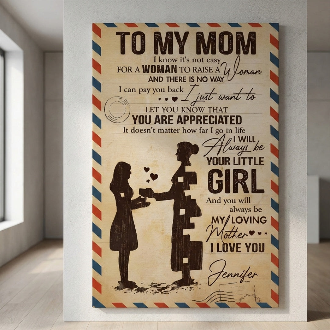 Personalized To My Beloved Mom & Dad Poster / Canvas - Custom Gift For Mom & Dad