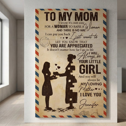 Personalized To My Beloved Mom & Dad Poster / Canvas - Custom Gift For Mom & Dad