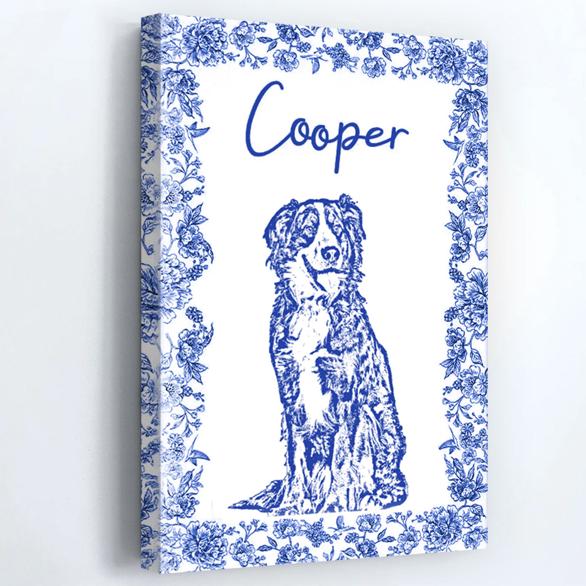 Custom Pencil Sketch Pet Portrait - Personalized Dog & Cat Photo Poster / Canvas