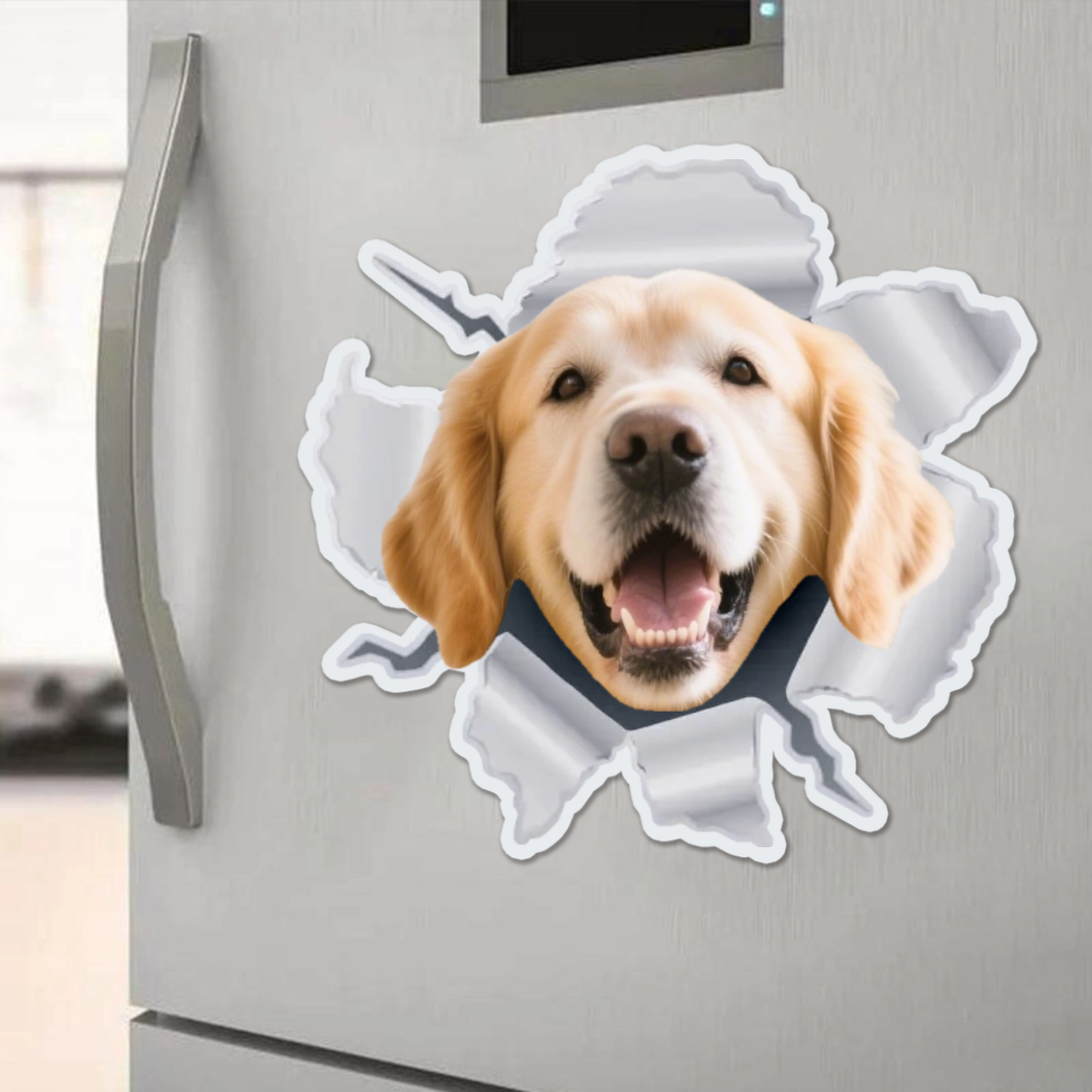 Personalized Peeking Pets Sticker- Gift For Pet Lovers