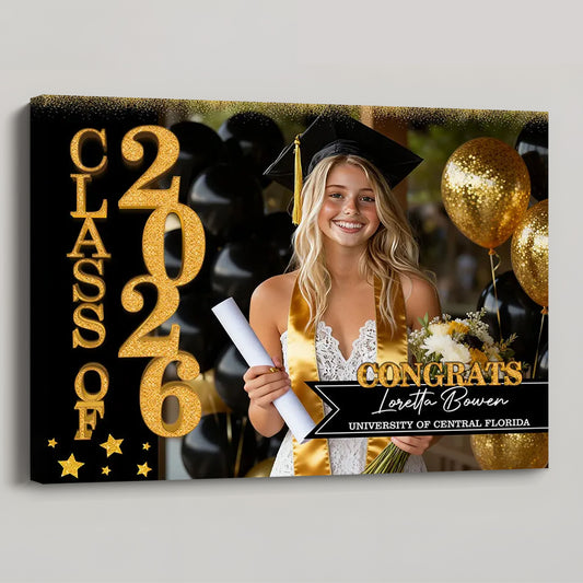 Class of 2026 – Personalized Canvas / Poster