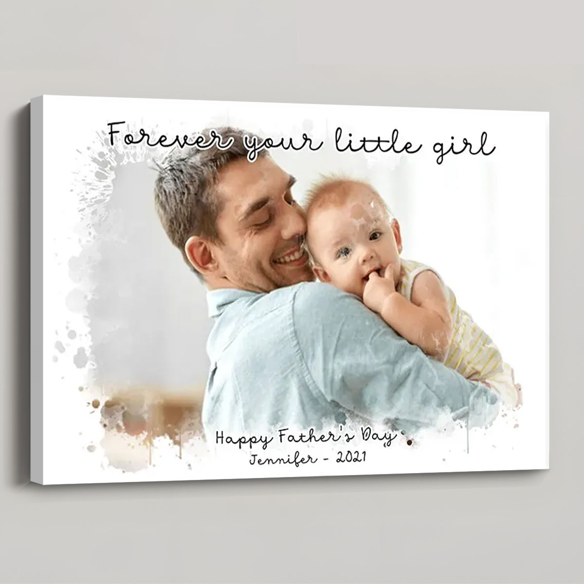 Custom Slogan Photo Canvas / Poster - The Perfect Personalized Gift for Family