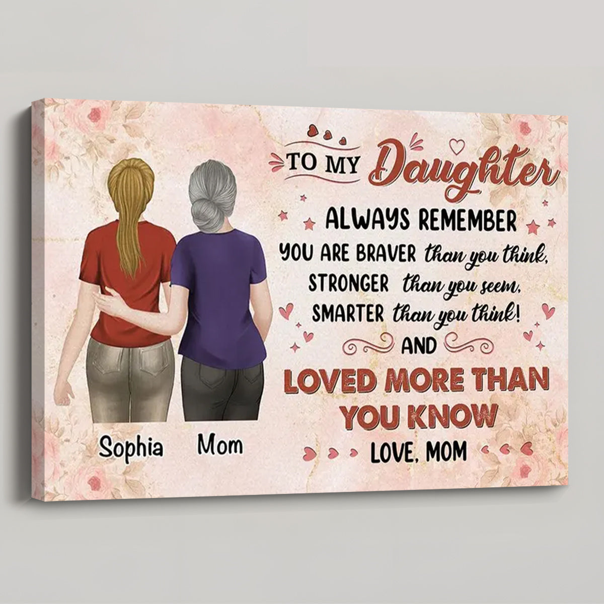 “You Are Amazing” Personalized Poster / Canvas - Custom Gift for Mother’s Day