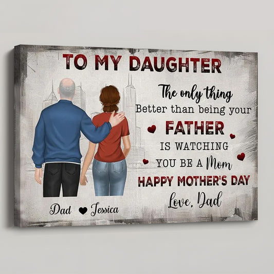 You Make Us Proud Every Day - Personalized Custom Poster / Canvas