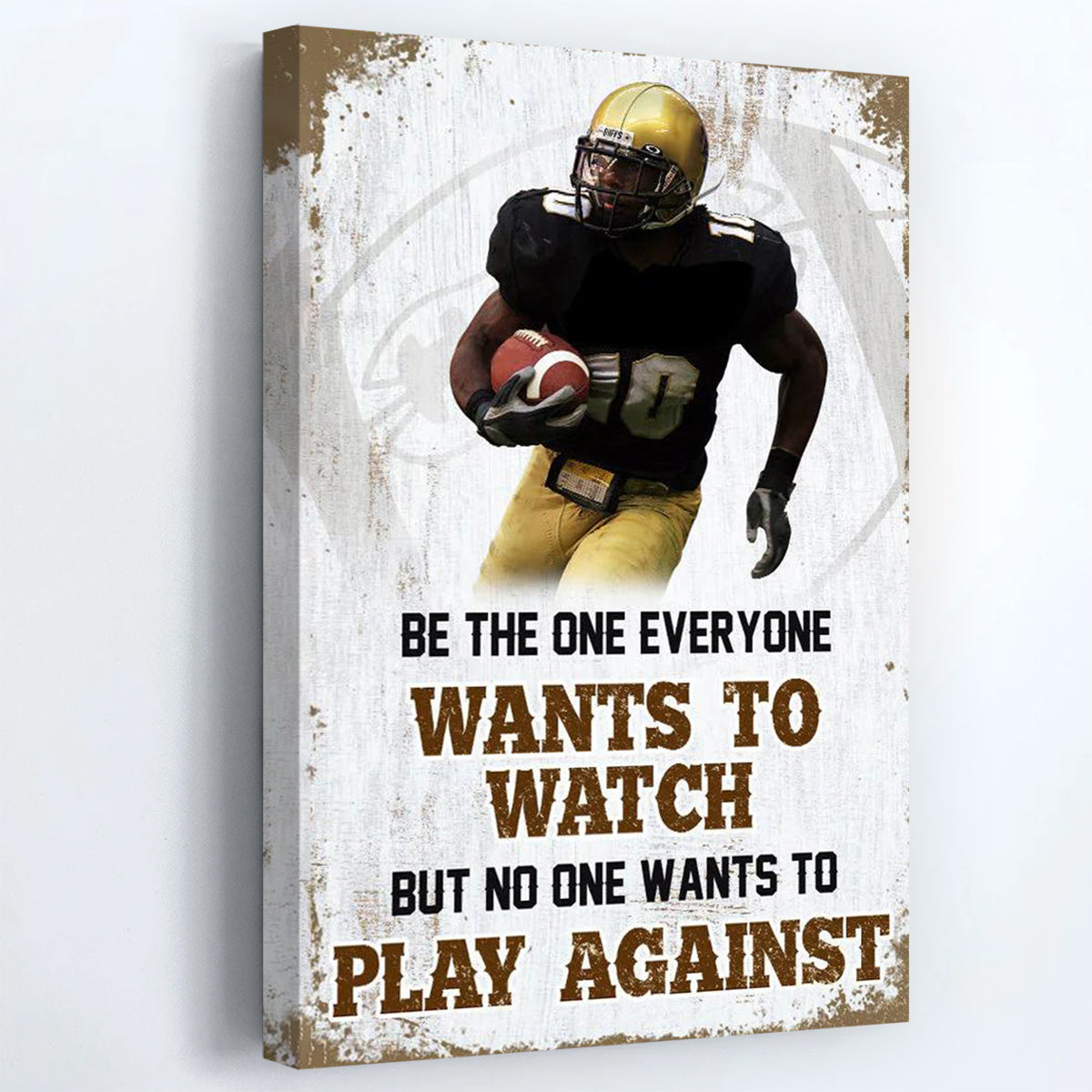 Personalized America Football Player Photo Poster / Canvas -  Gifts For Football Players