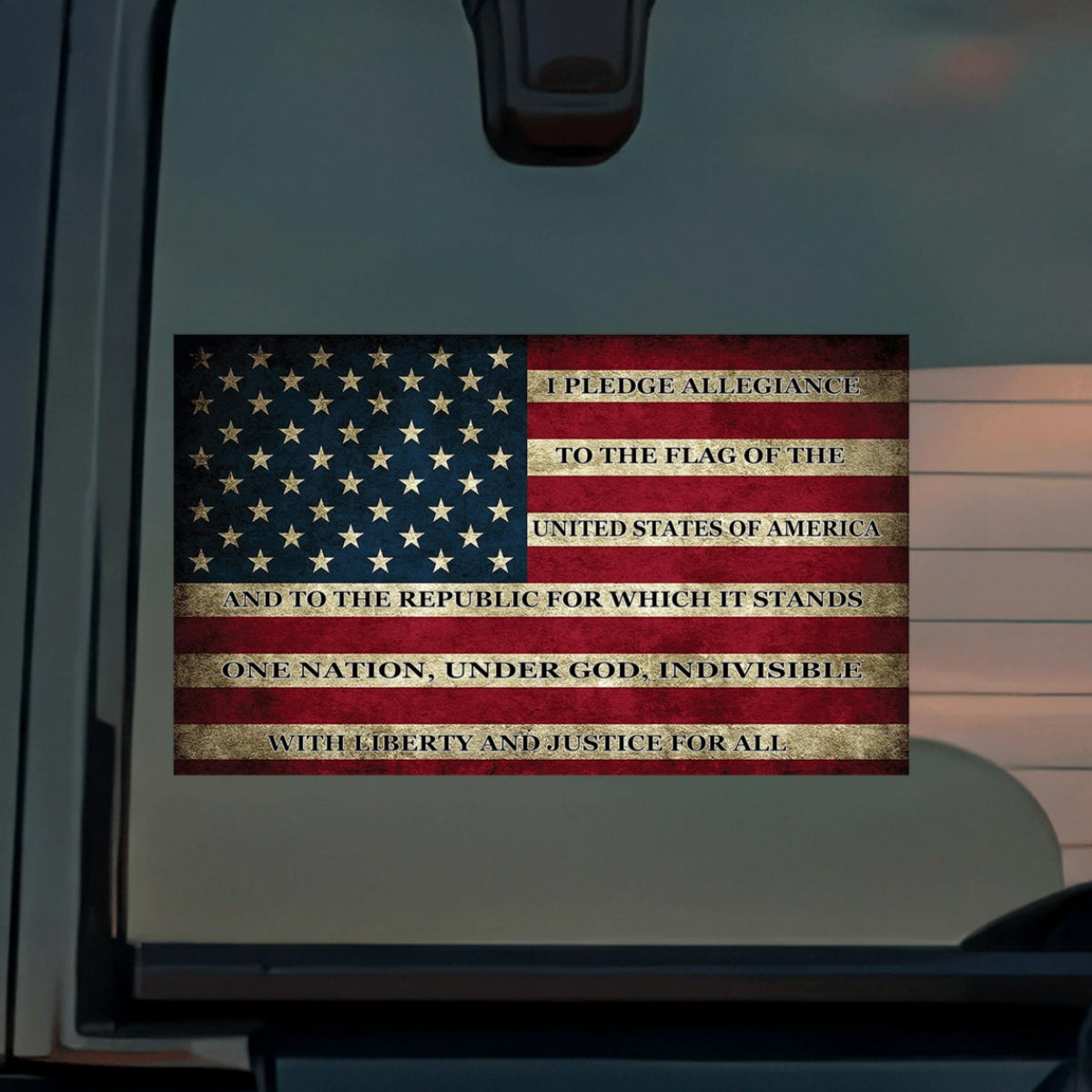 Faith, Family & Freedom - America 250th Car Sticker